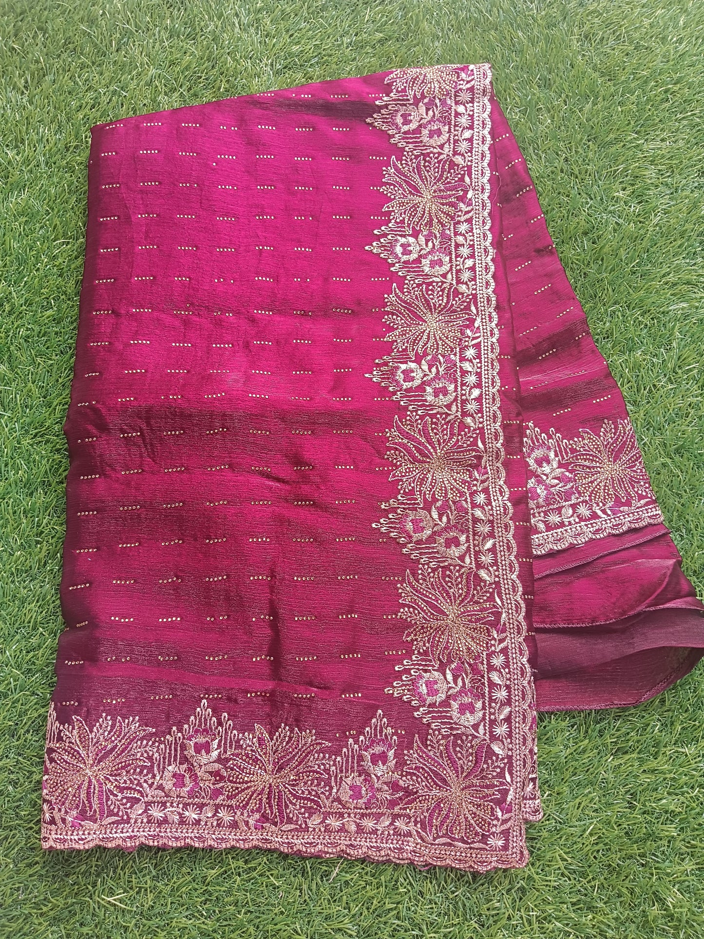 Soft Shimmer Chiffon Saree