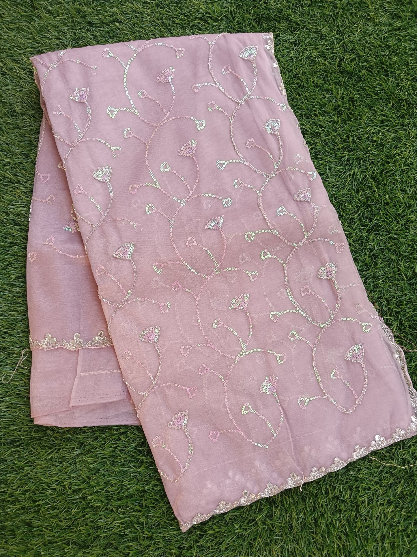 Glass Tissue Saree