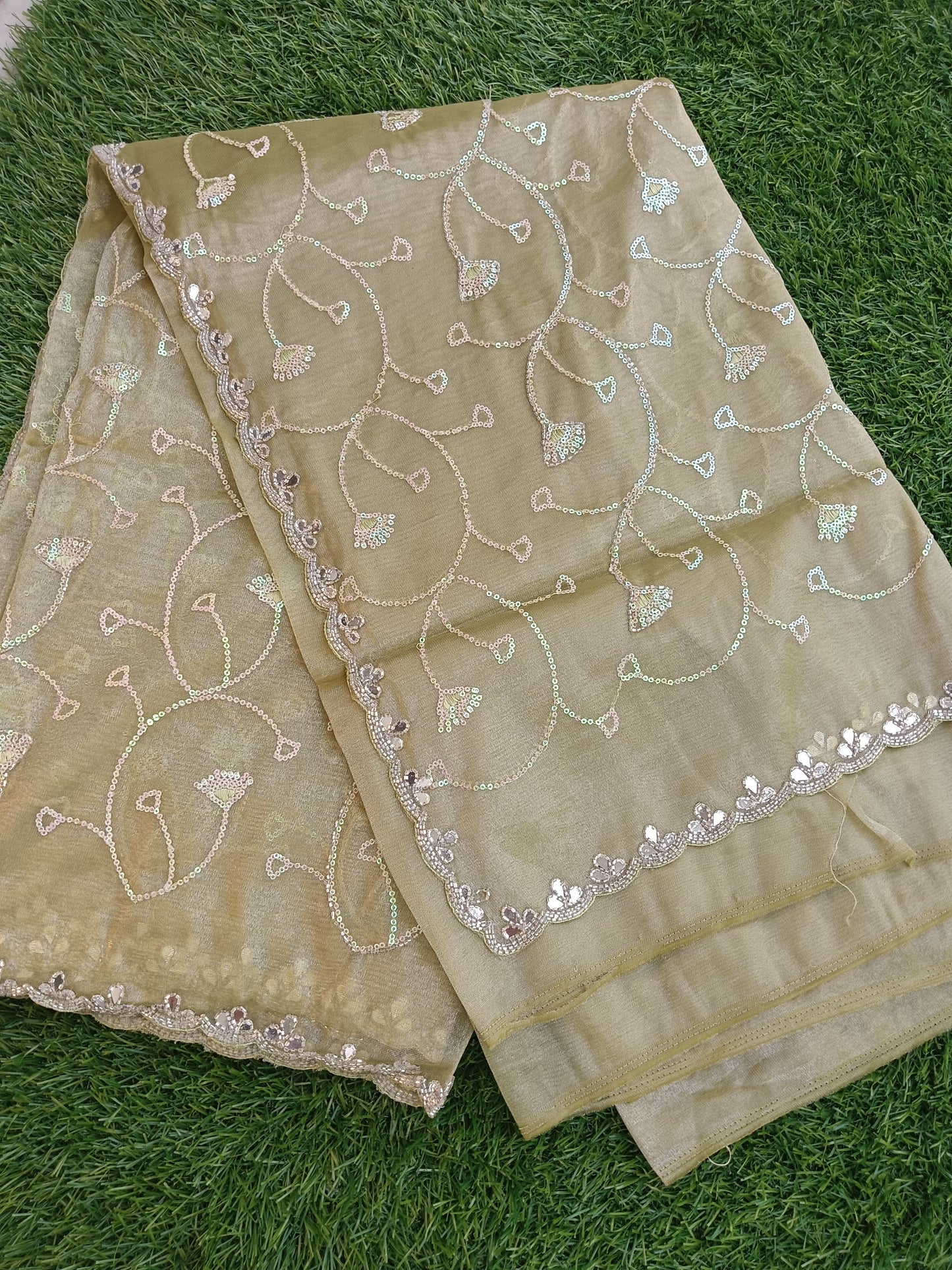 Glass Tissue Saree