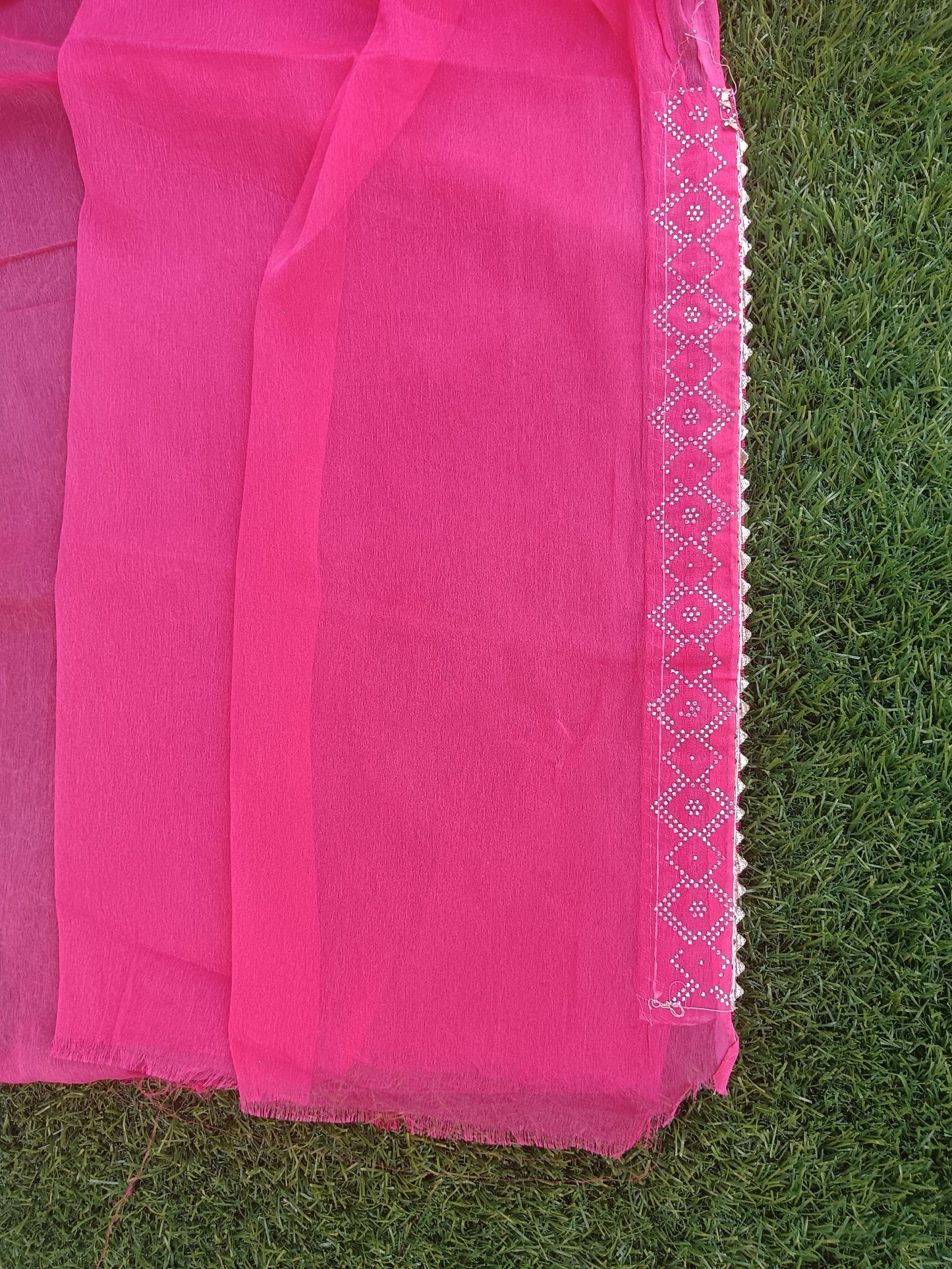 Pure Georgette Designer Saree