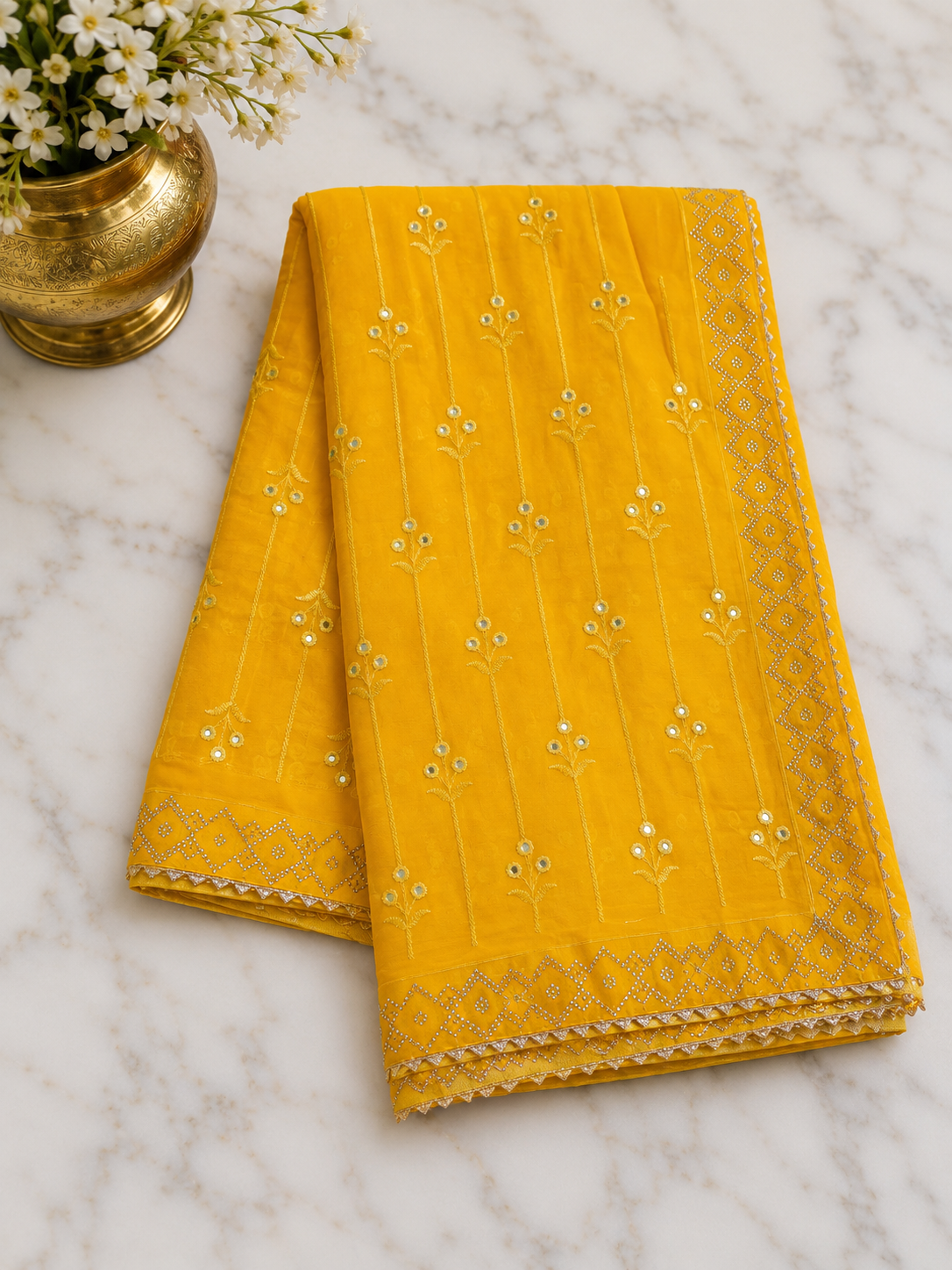 Pure Georgette Designer Saree