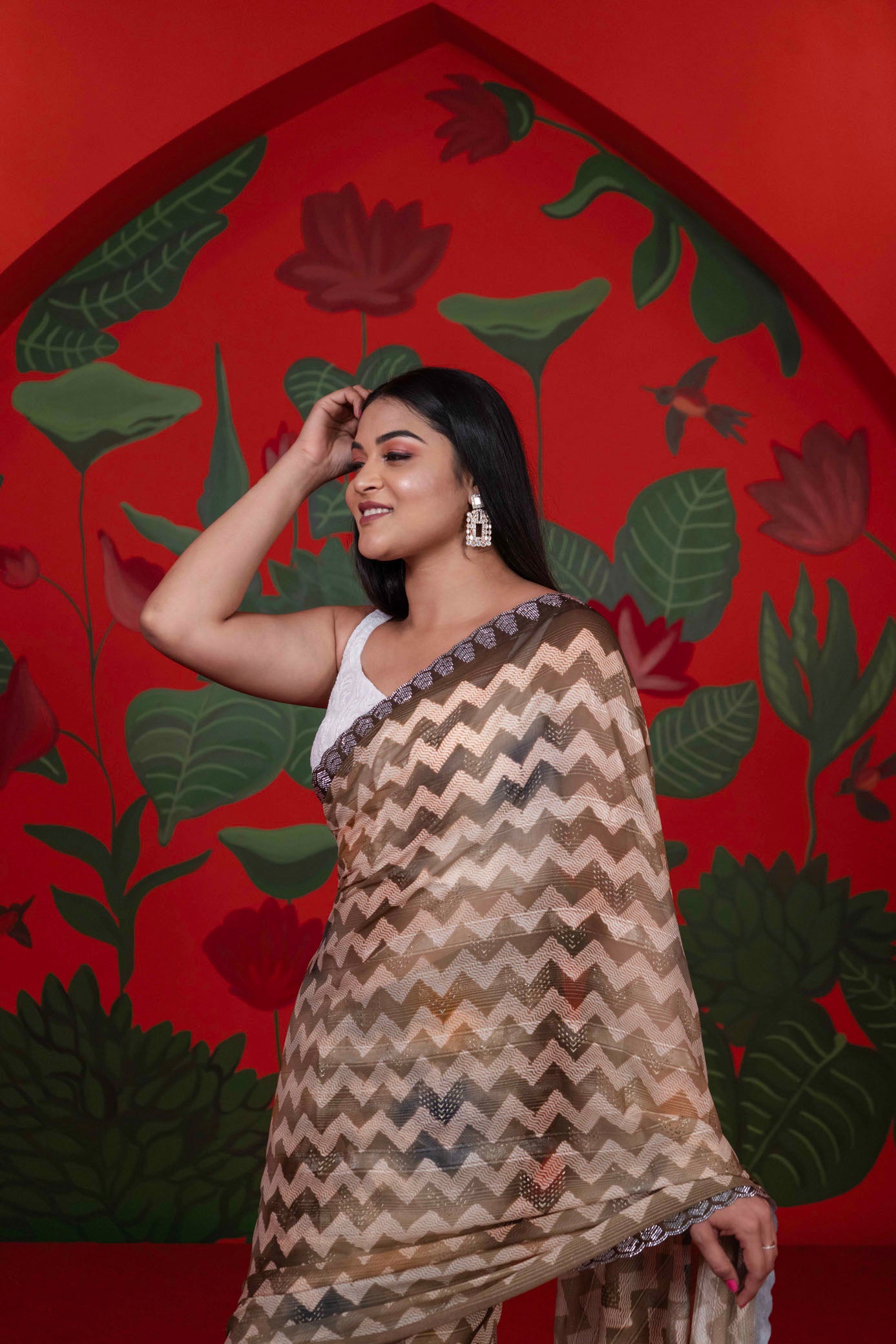 Chiffon Designer Saree