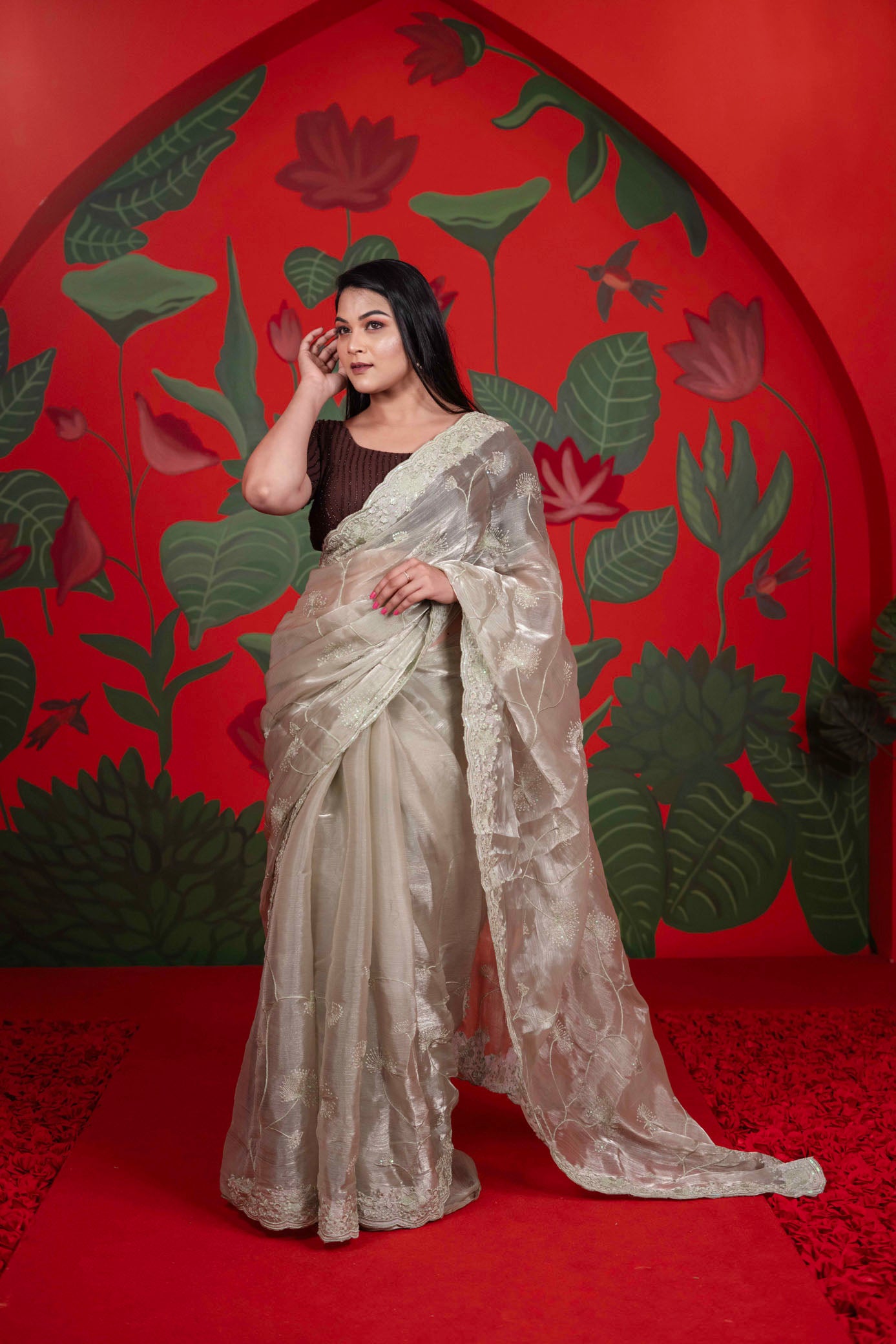 Burberry Silk Saree