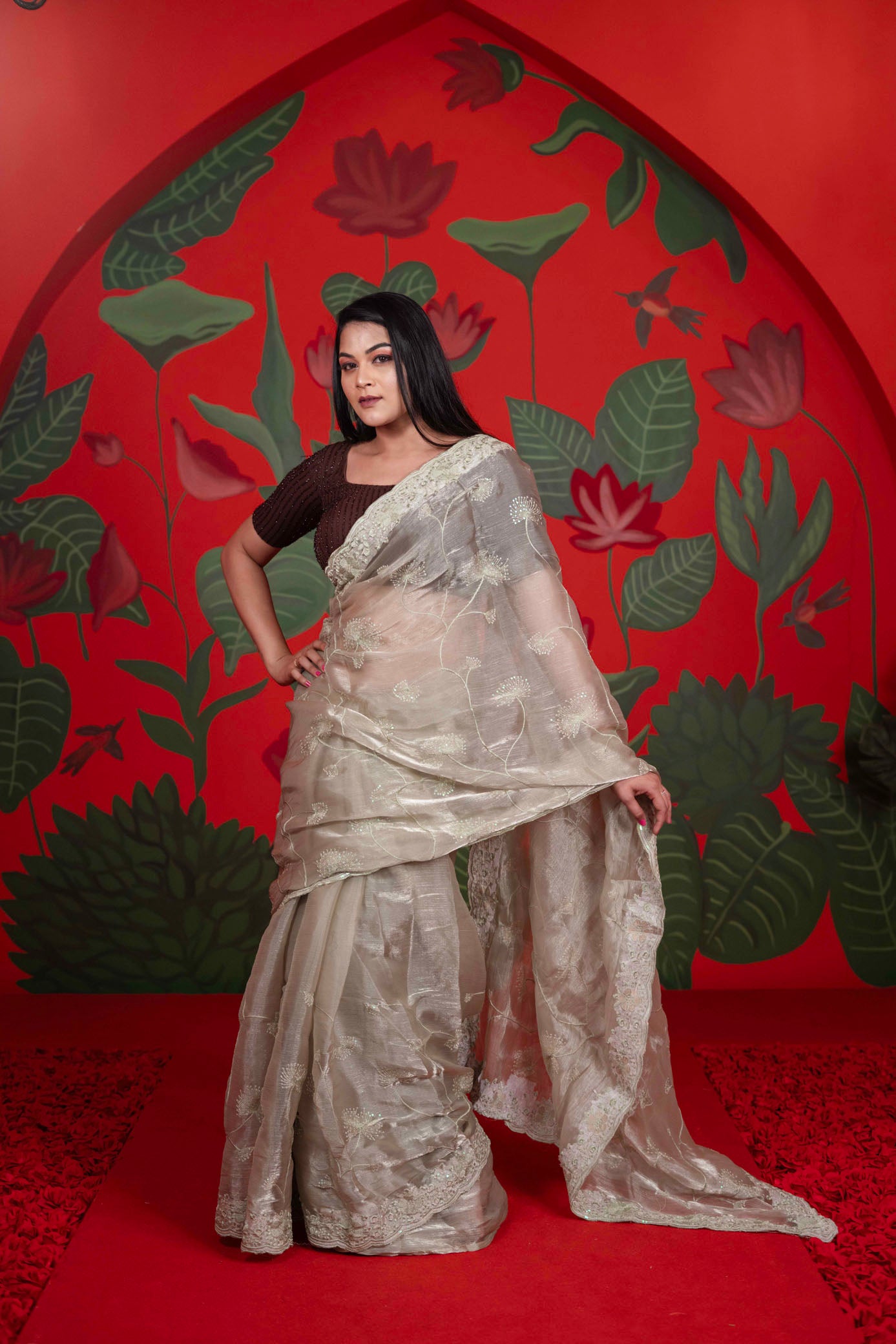 Burberry Silk Saree