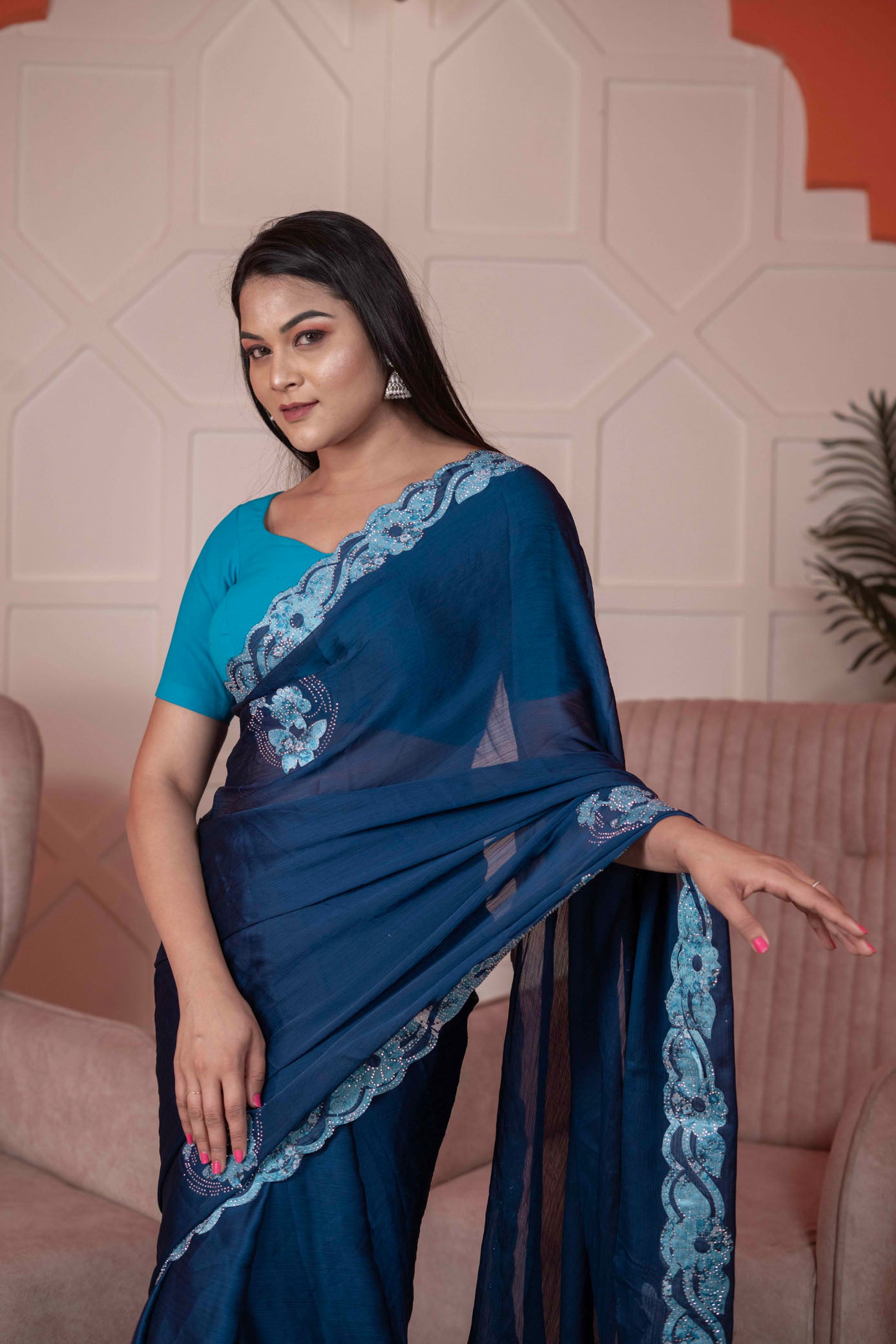 Chiffon Designer Saree