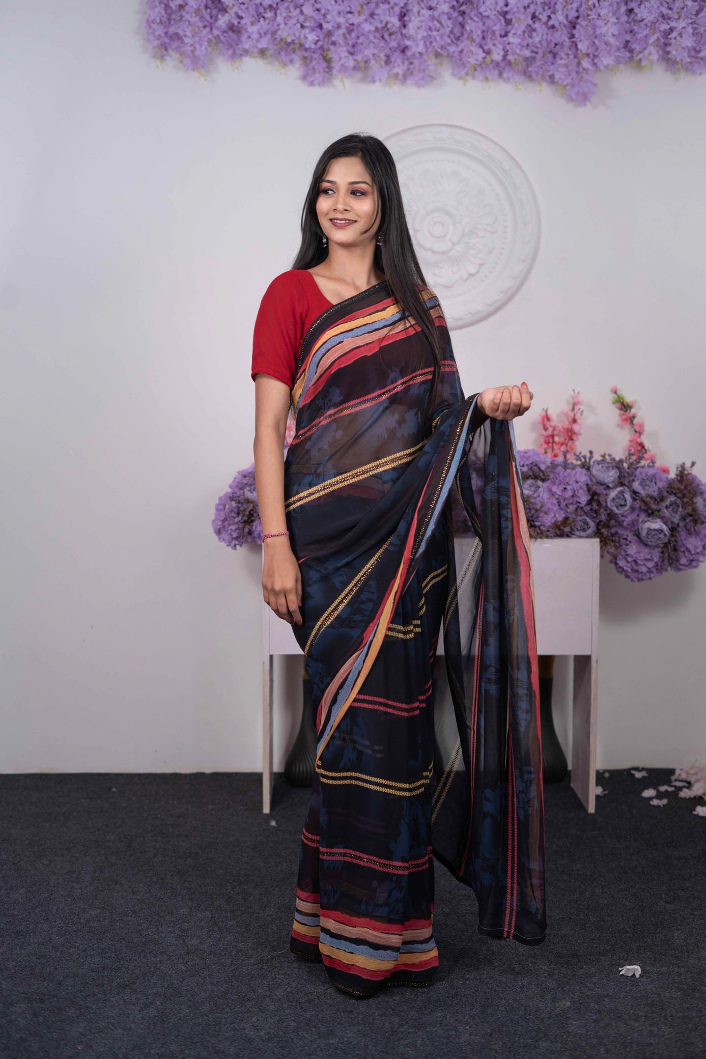 Chiffon Designer Sarees