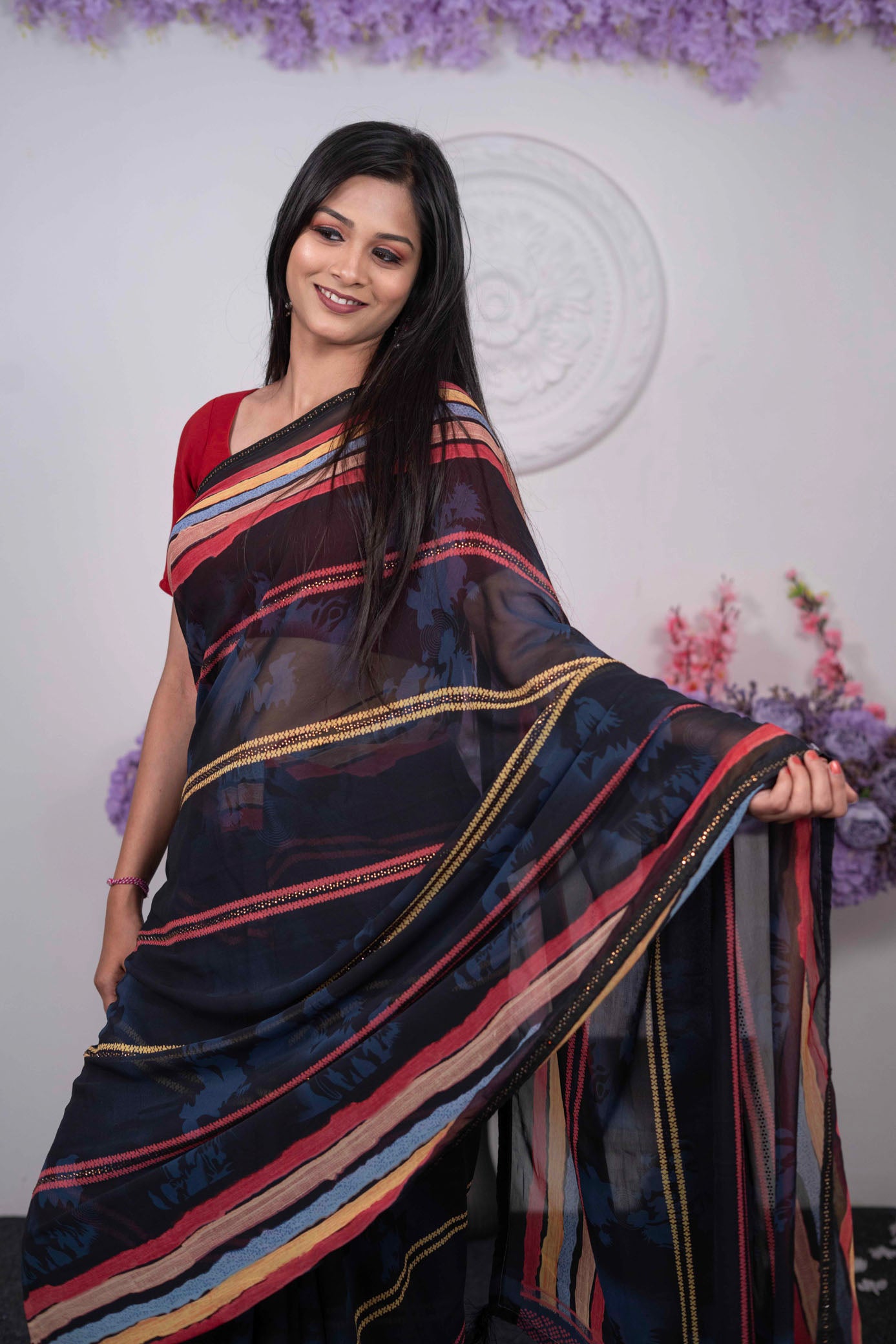 Chiffon Designer Sarees