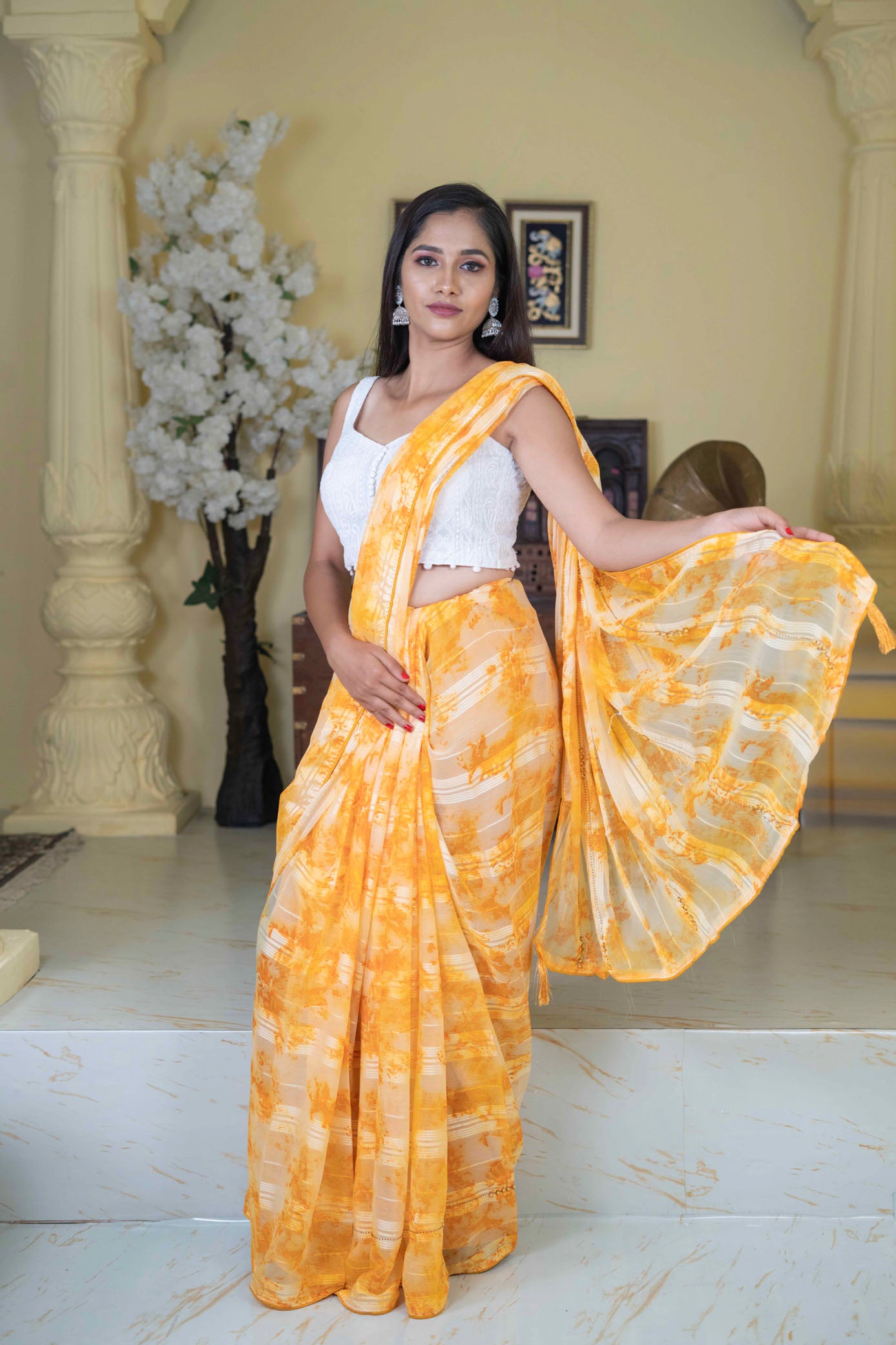 Chiffon Designer Saree