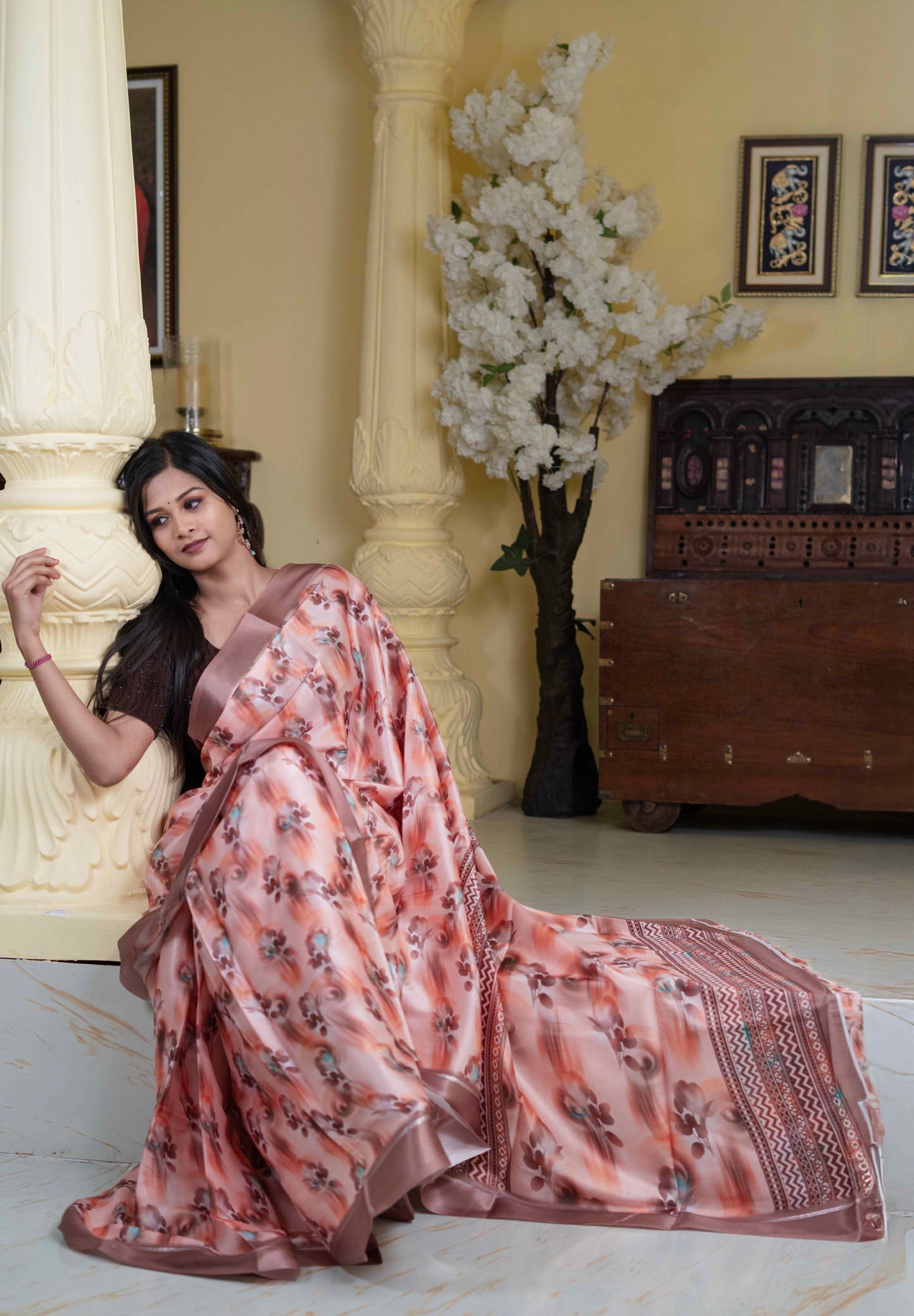 Moss Silk Saree