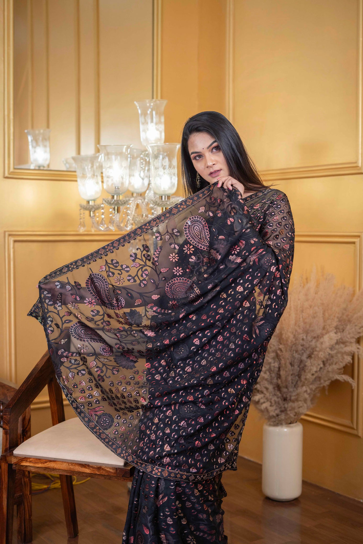 Pure Brasso Silk Saree! ✨