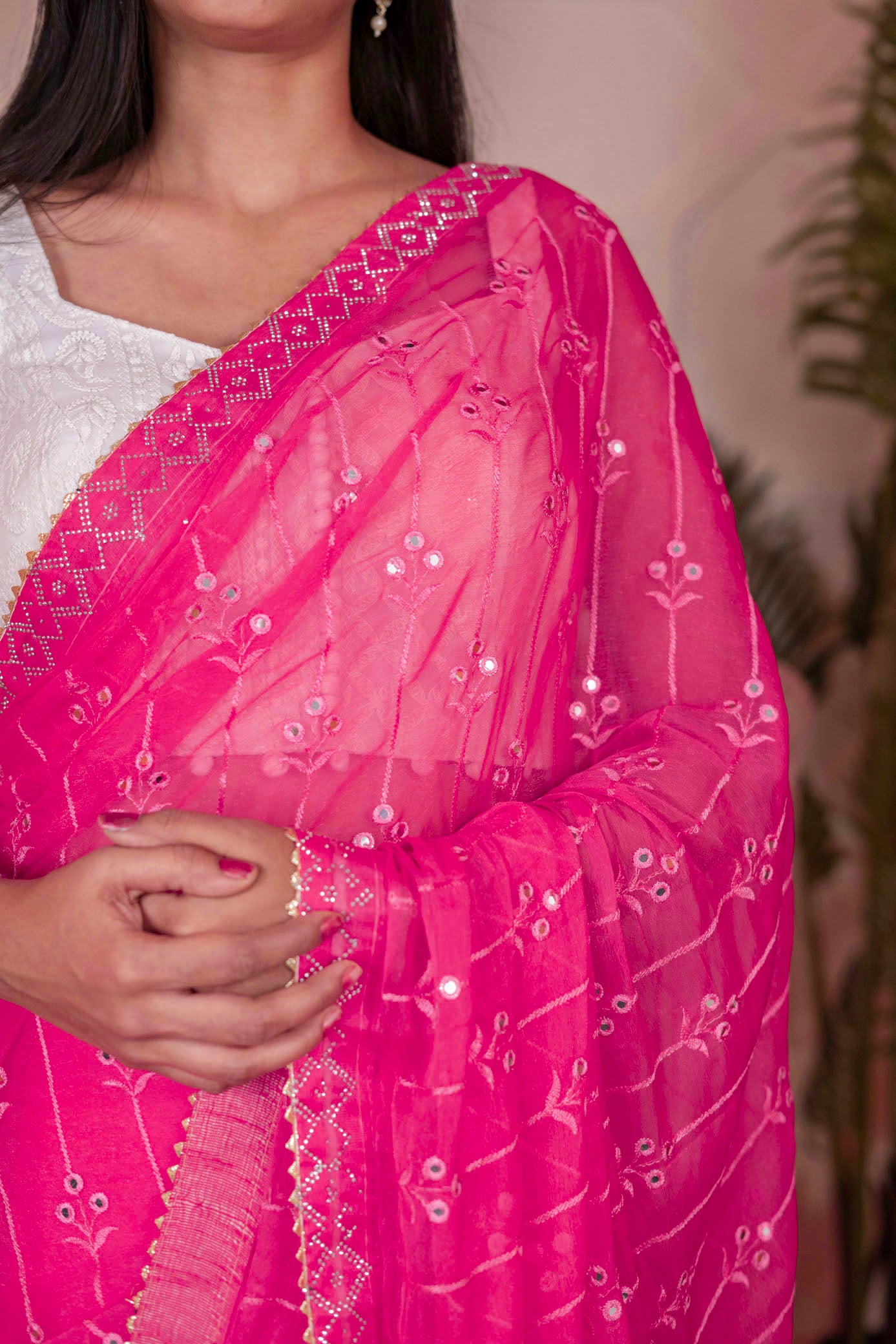 Pure Georgette Designer Saree