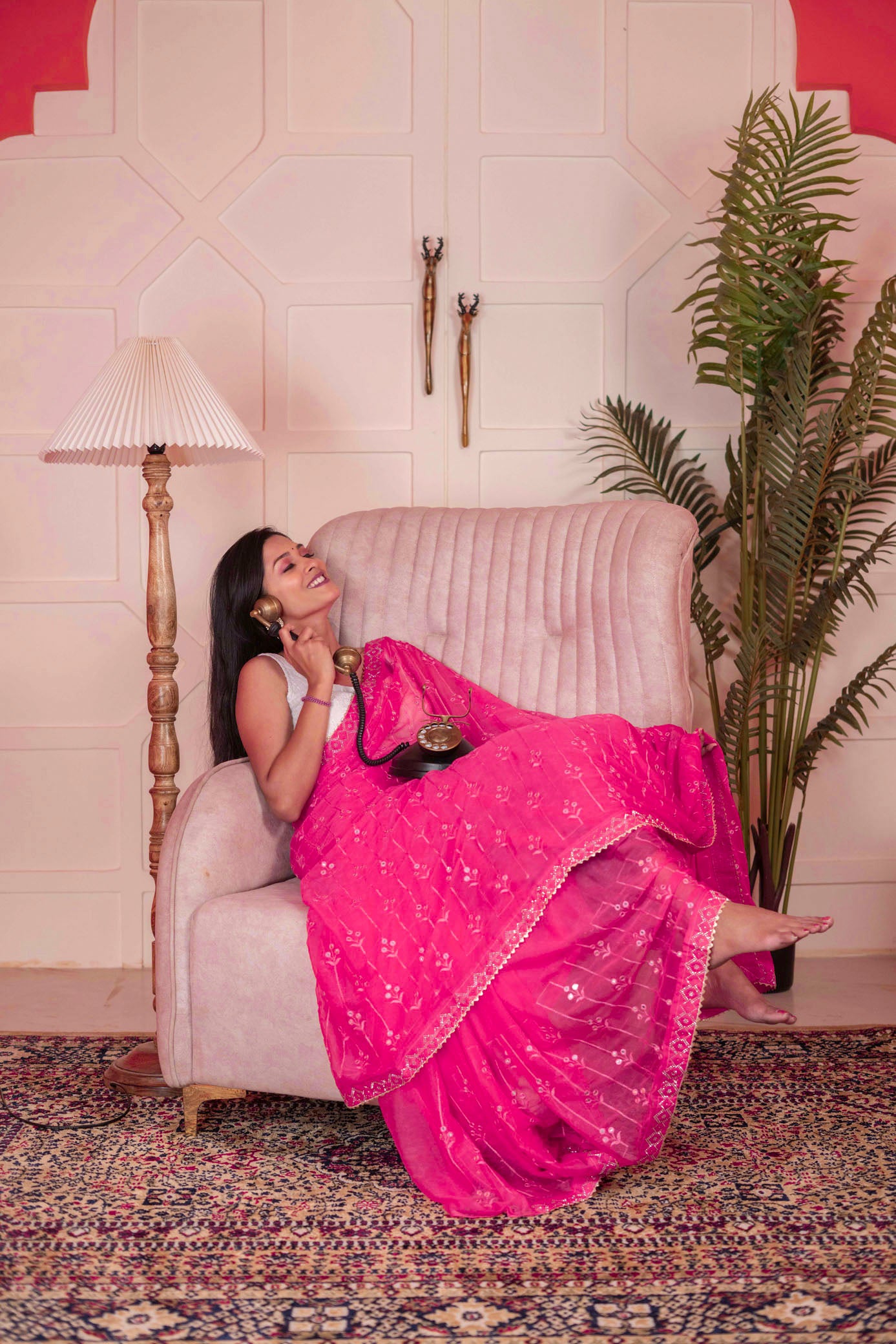Pure Georgette Designer Saree