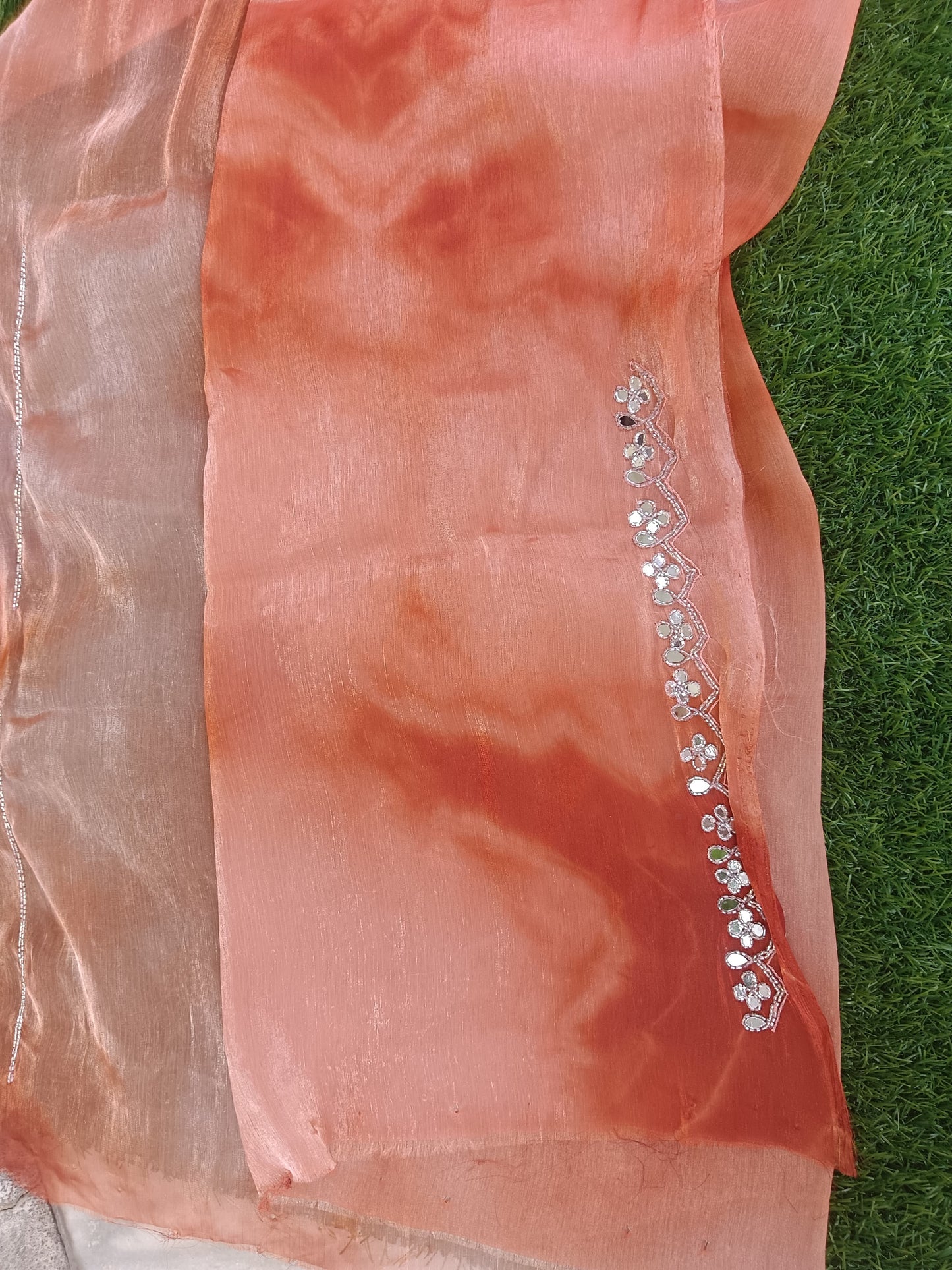 Glass Tissue Saree