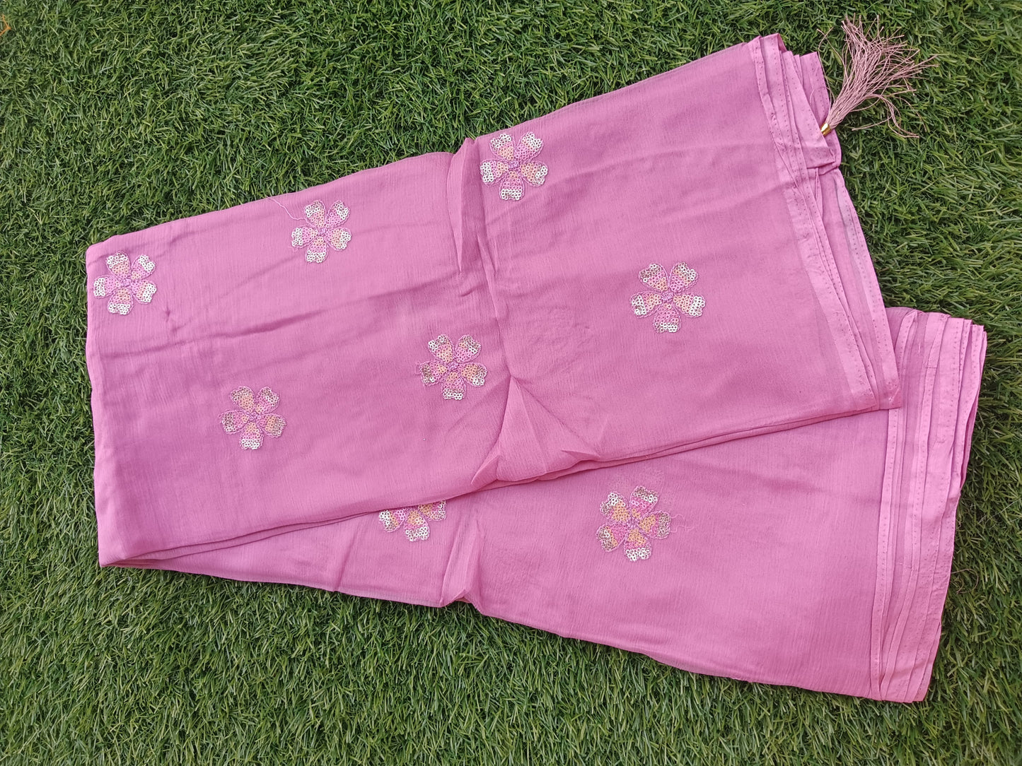 Pure Georgette Designer Saree