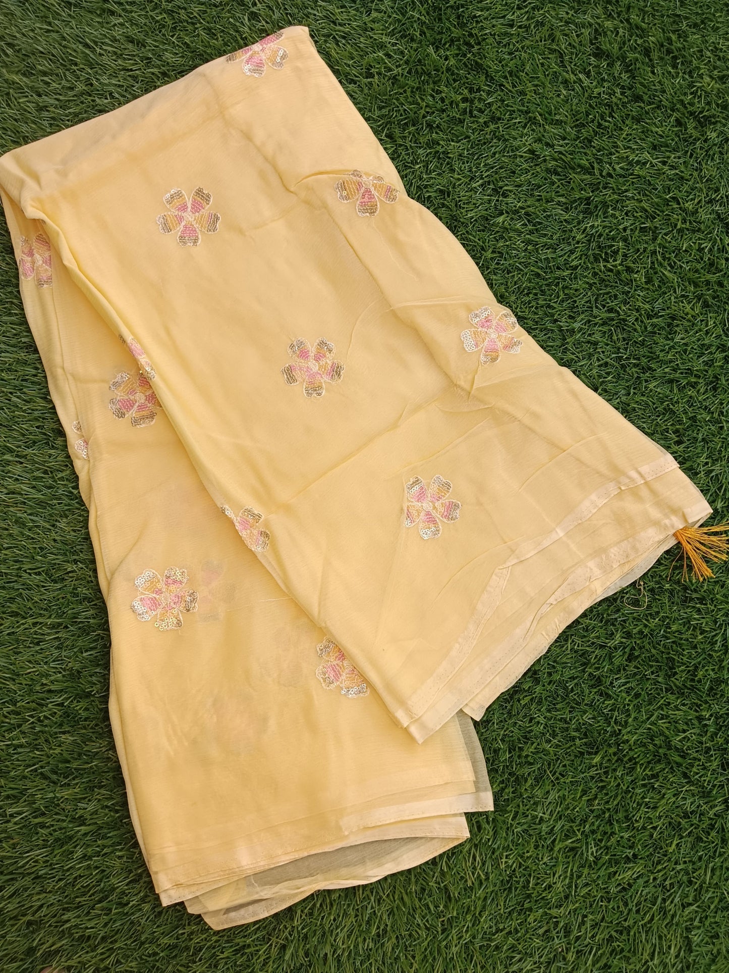 Pure Georgette Designer Saree