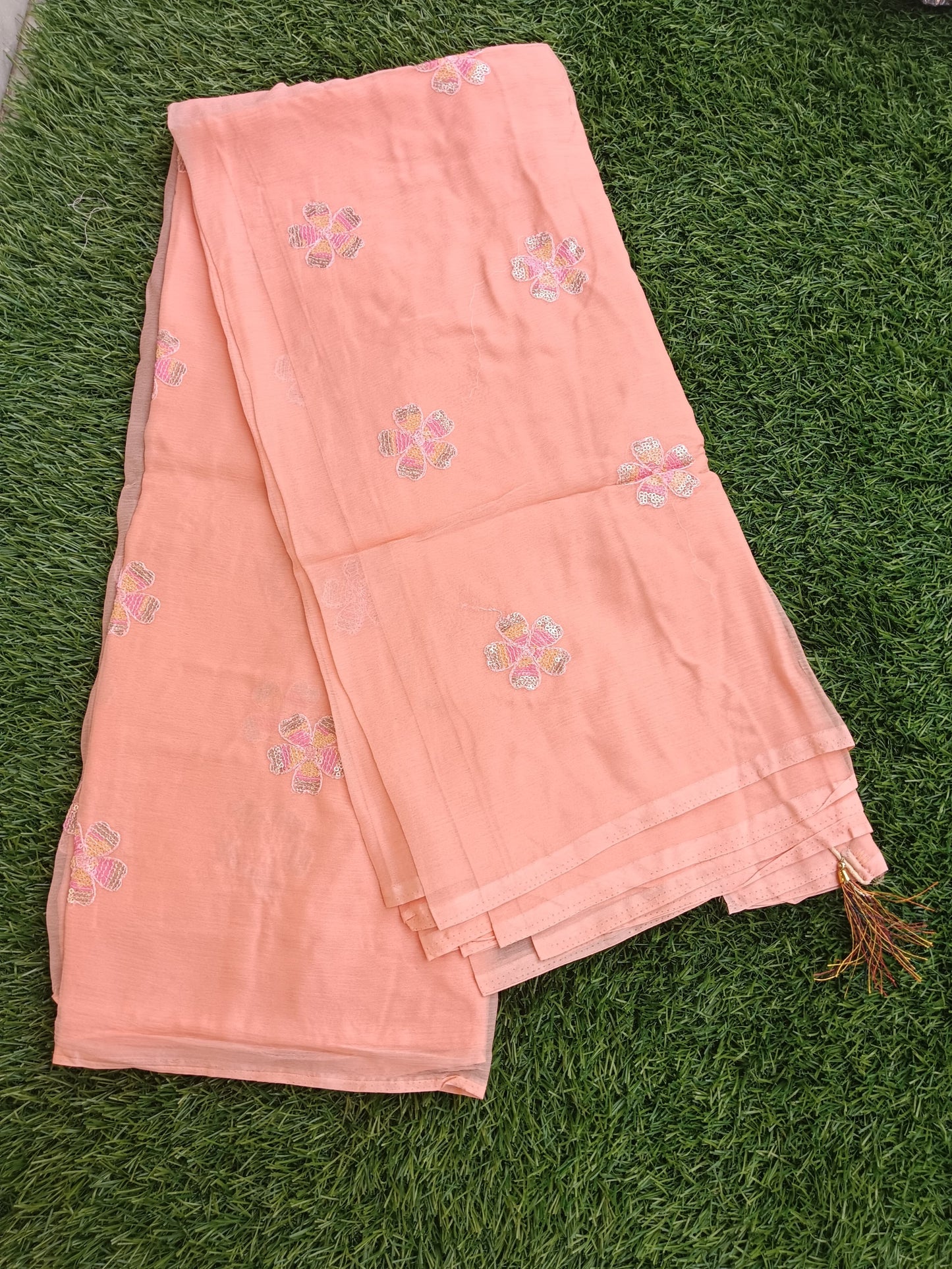 Pure Georgette Designer Saree