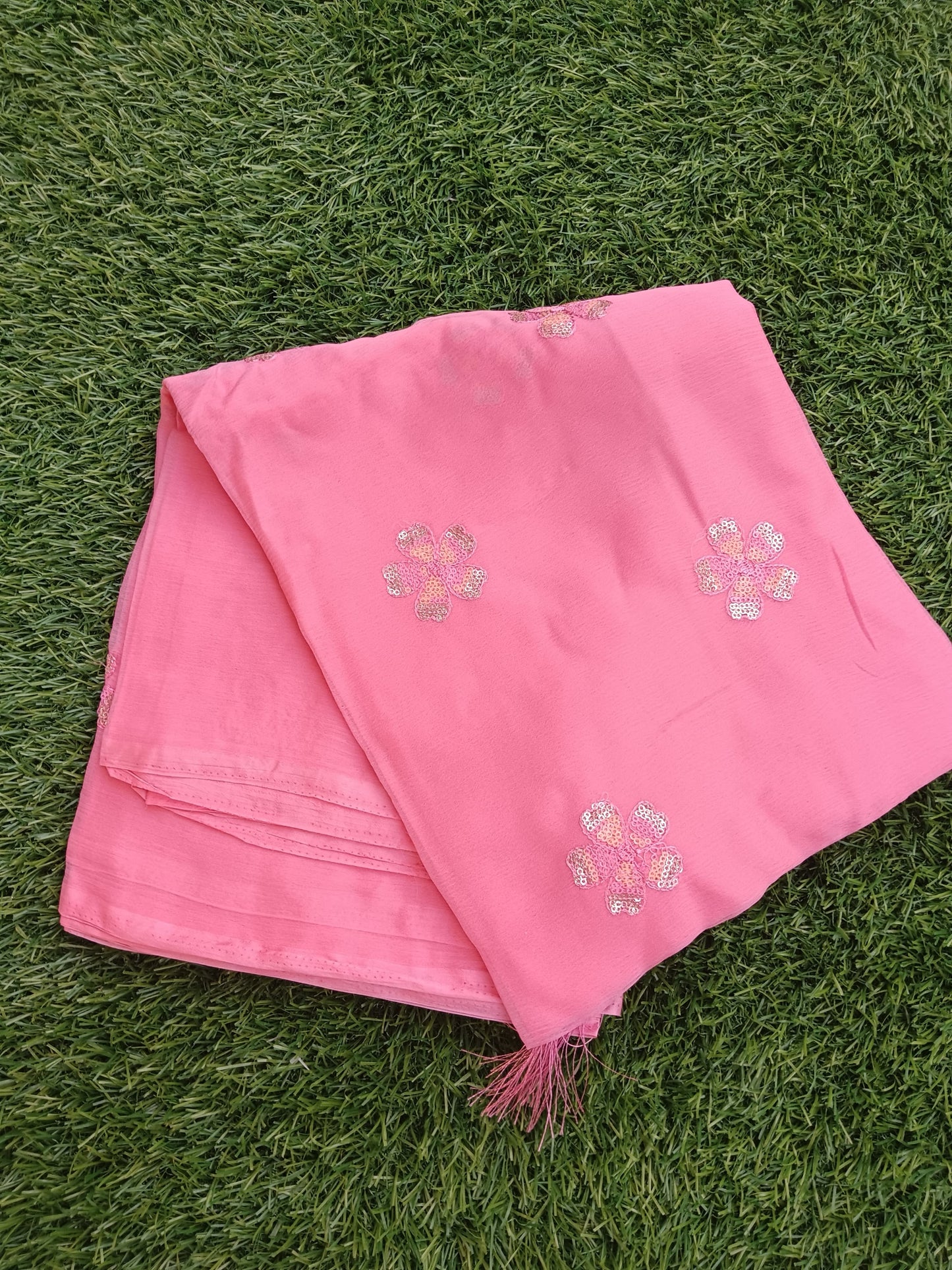 Pure Georgette Designer Saree