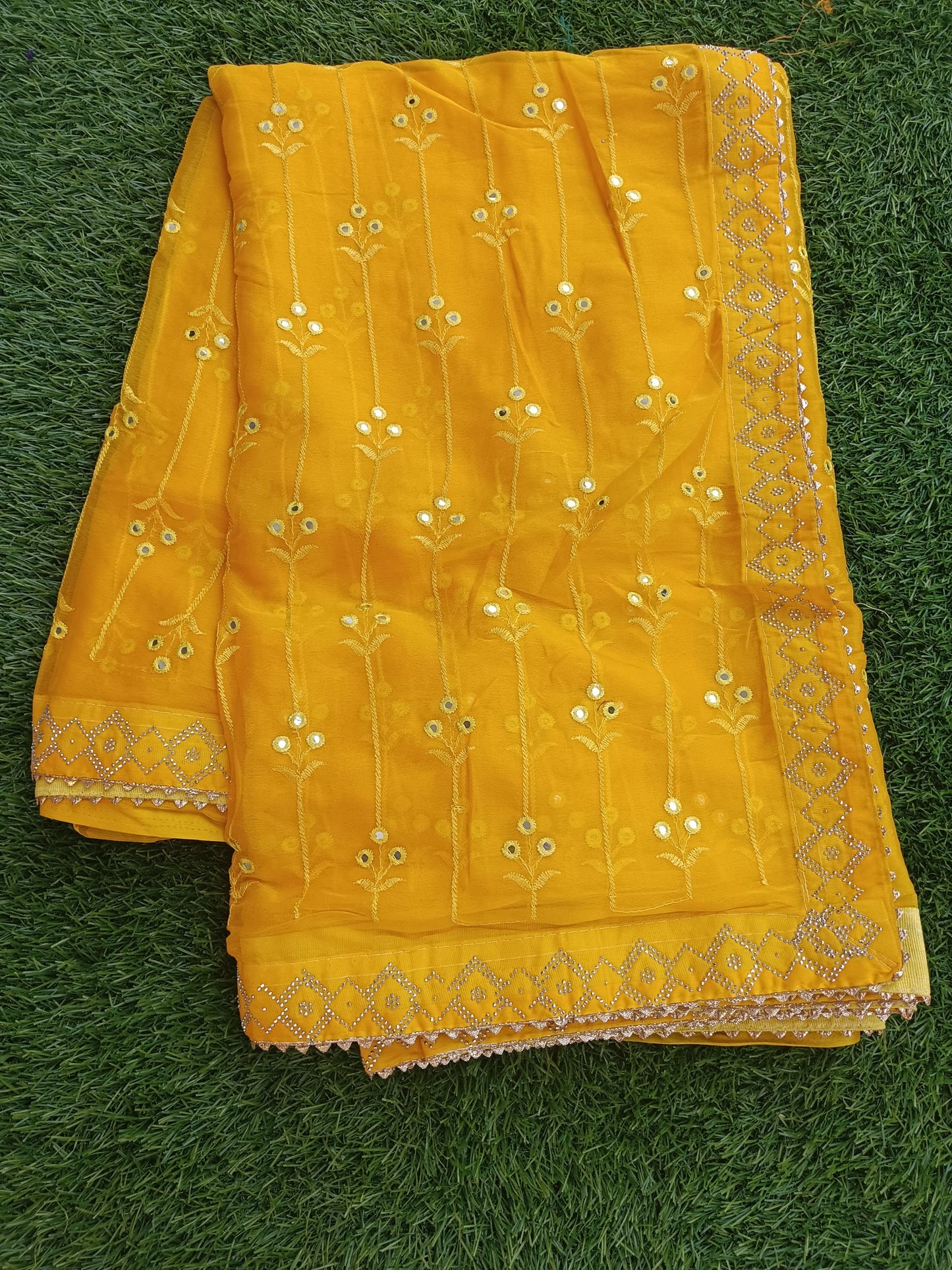 Pure Georgette Designer Saree