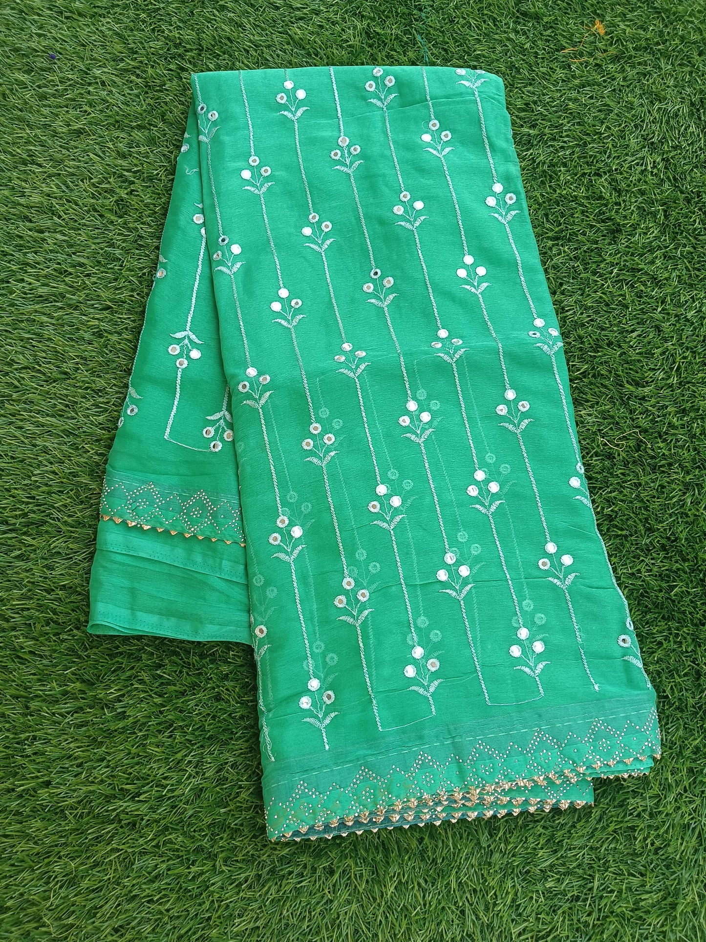 Pure Georgette Designer Saree
