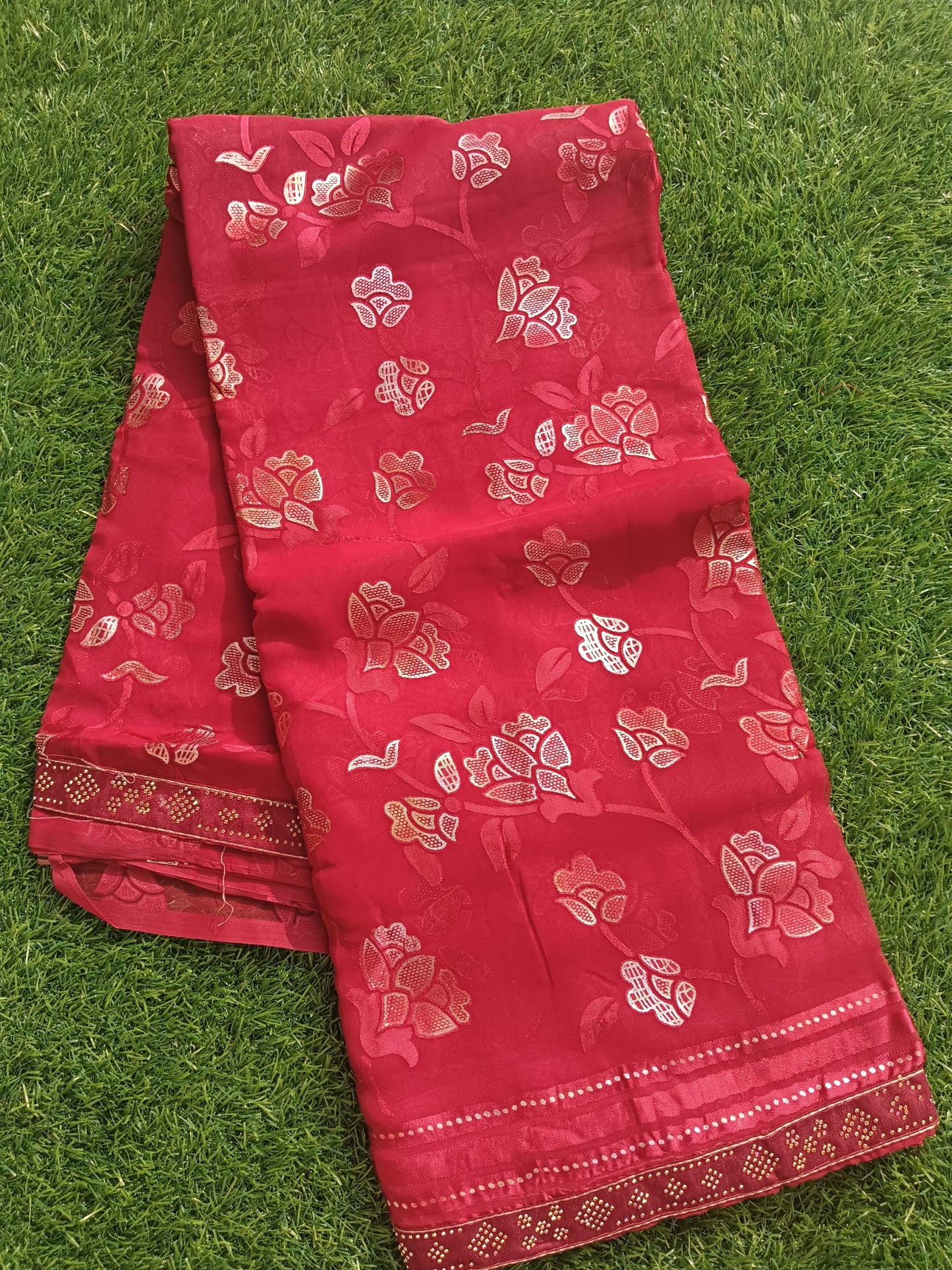Pure Brasso Silk Saree! ✨