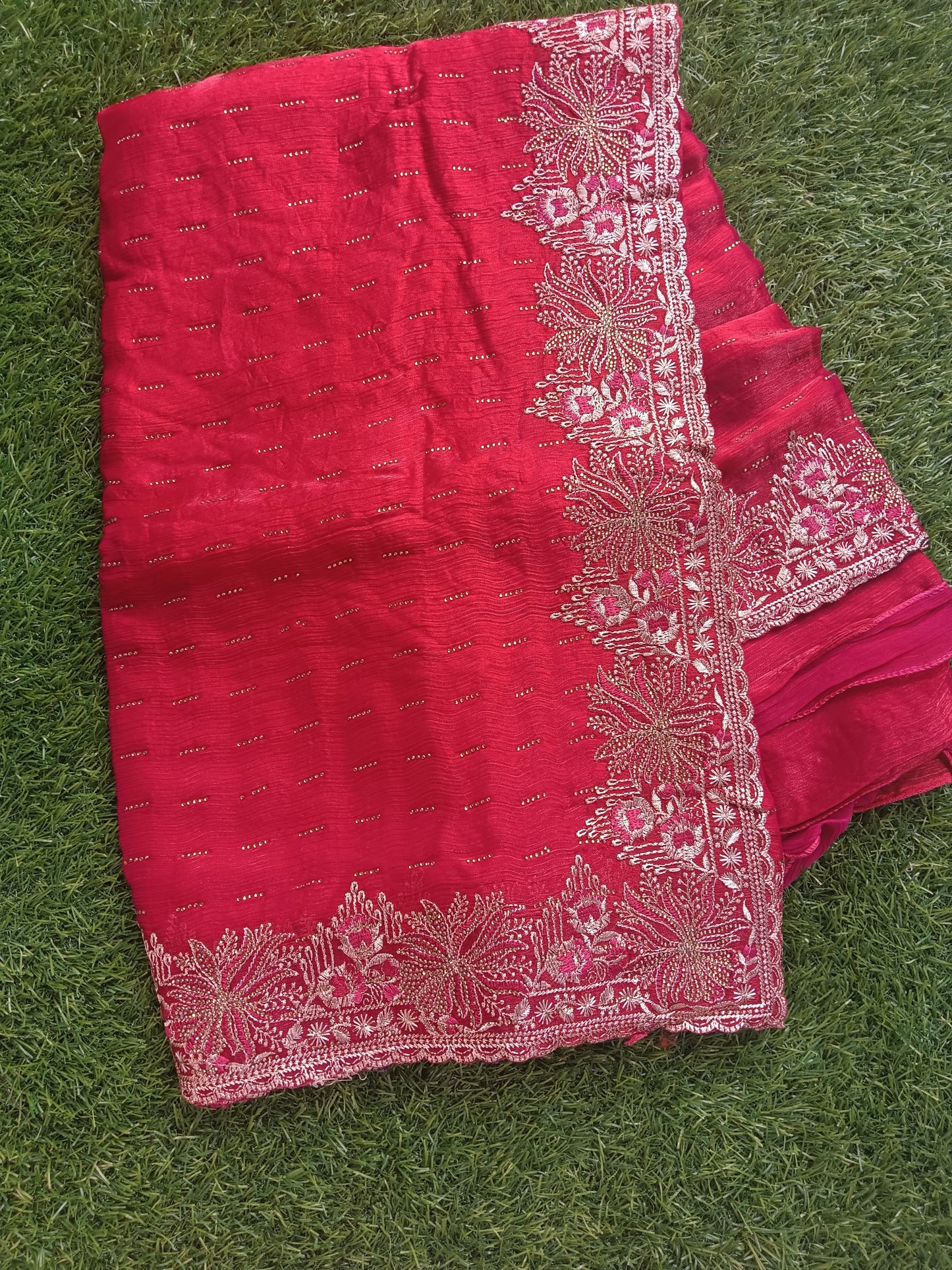 Soft Shimmer Chiffon Saree