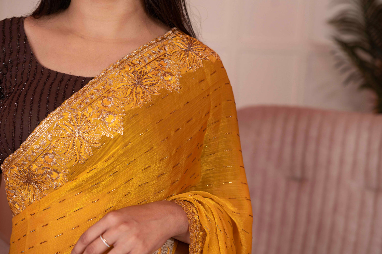 Tissue sarees