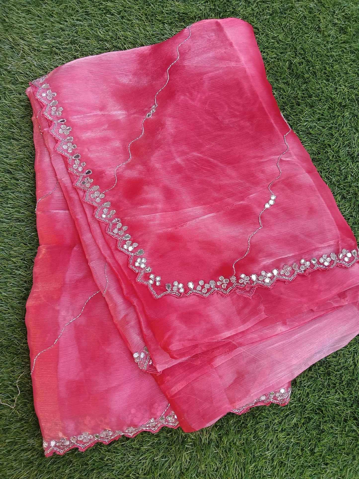 Glass Tissue Saree