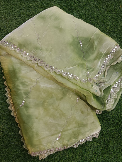 Glass Tissue Saree