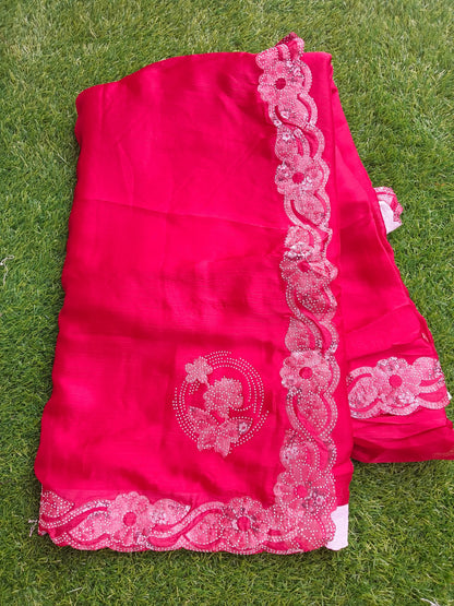 Chiffon Designer Saree