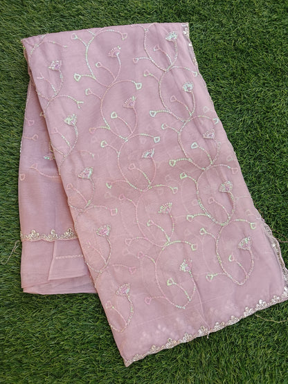 Glass Tissue Saree