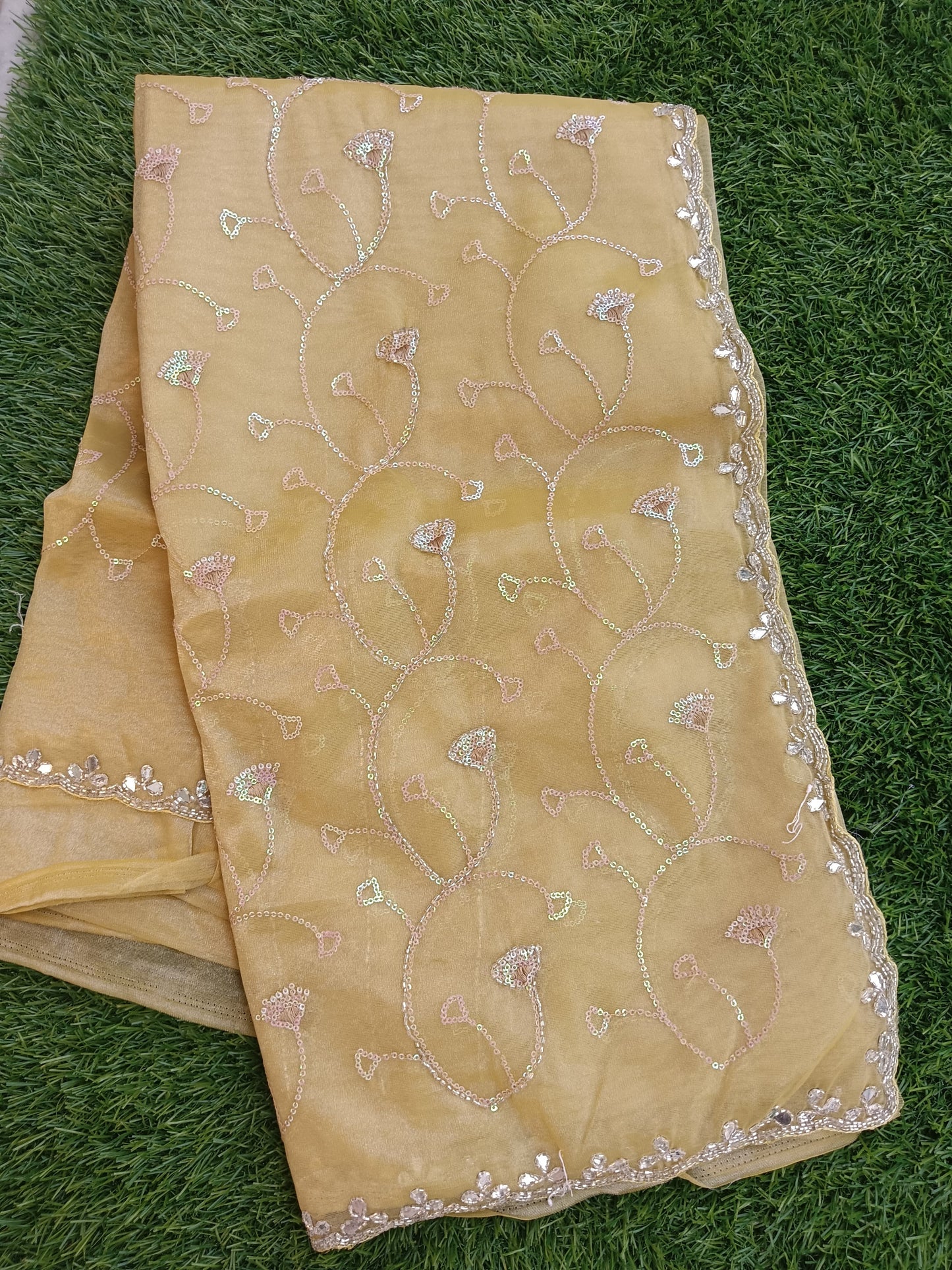 Glass Tissue Saree