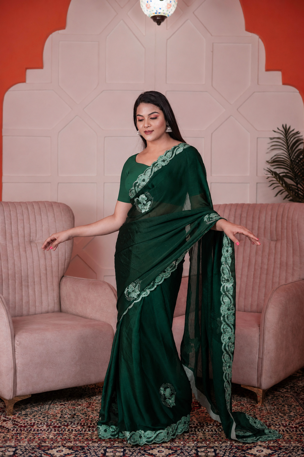 Chiffon Designer Saree