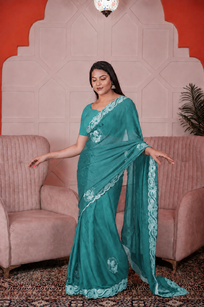 Chiffon Designer Saree