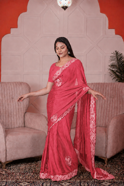 Chiffon Designer Saree