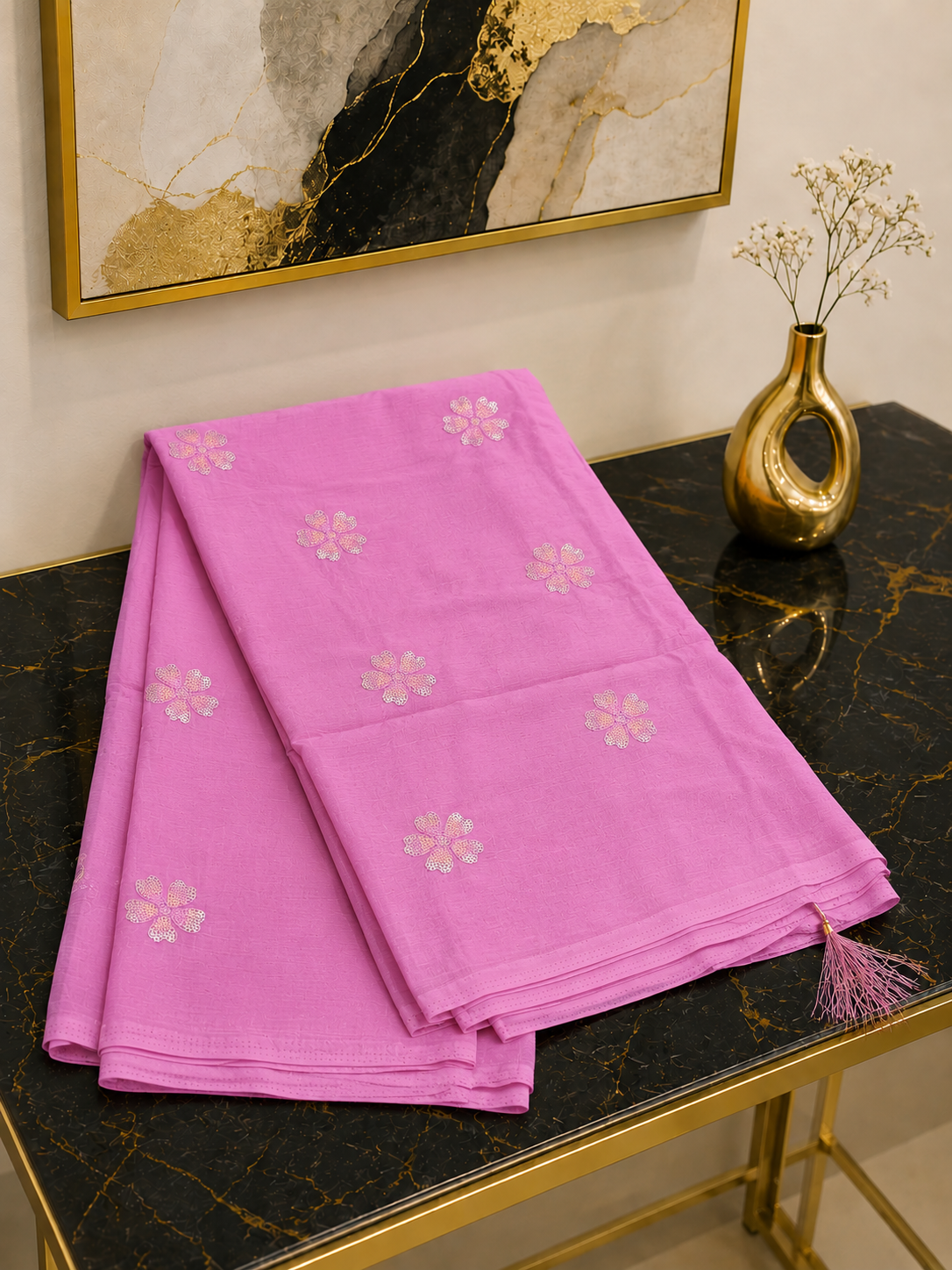 Pure Georgette Designer Saree