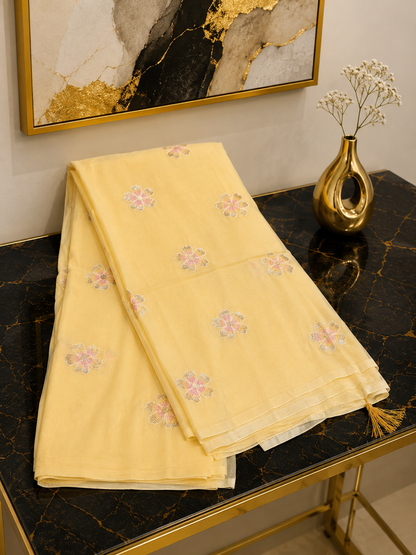 Pure Georgette Designer Saree