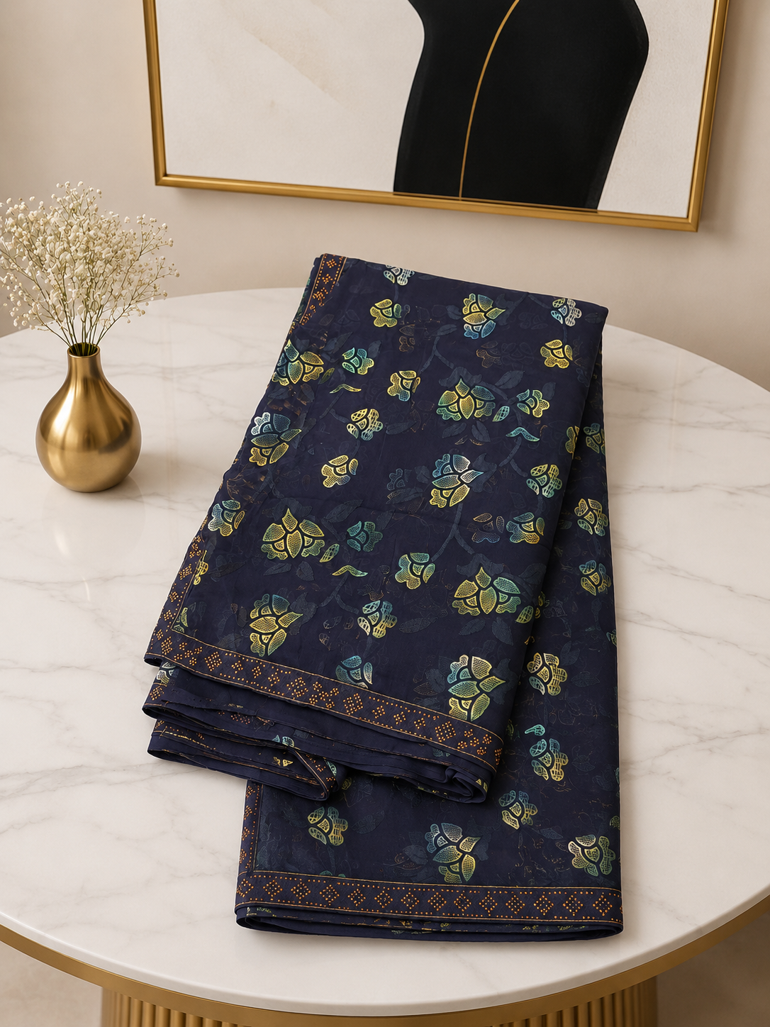 Pure Brasso Silk Saree! ✨