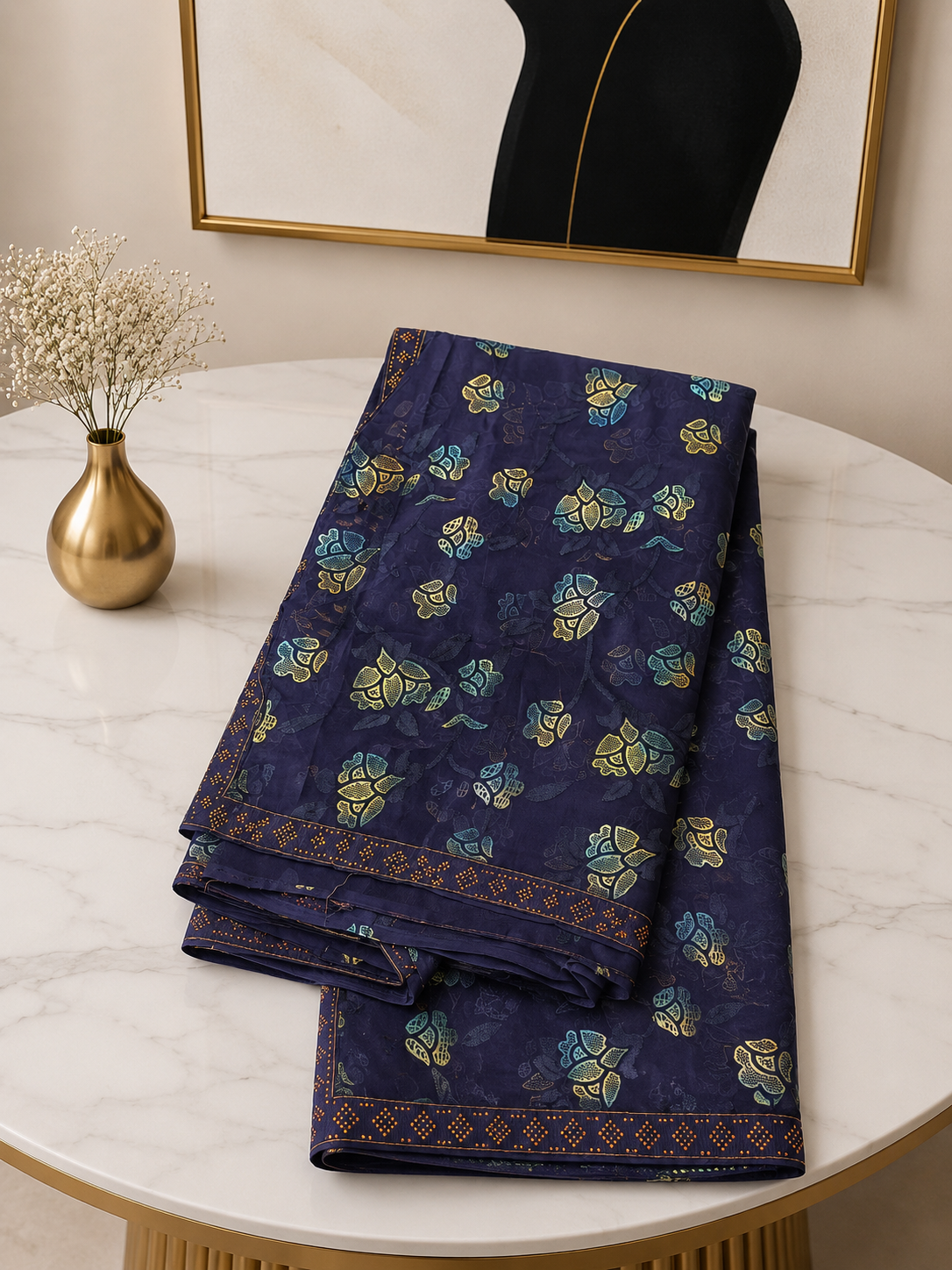 Pure Brasso Silk Saree! ✨