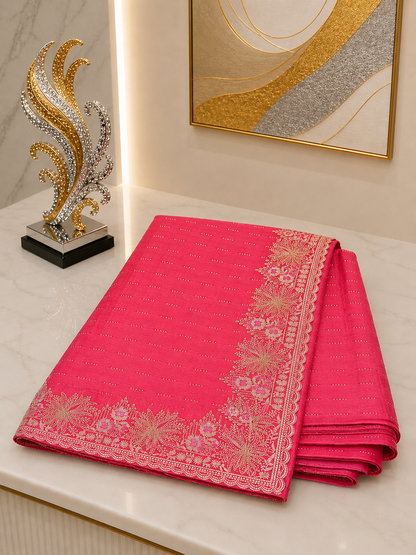 Soft Shimmer Chiffon Saree