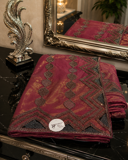 Shimmer Tissue Saree