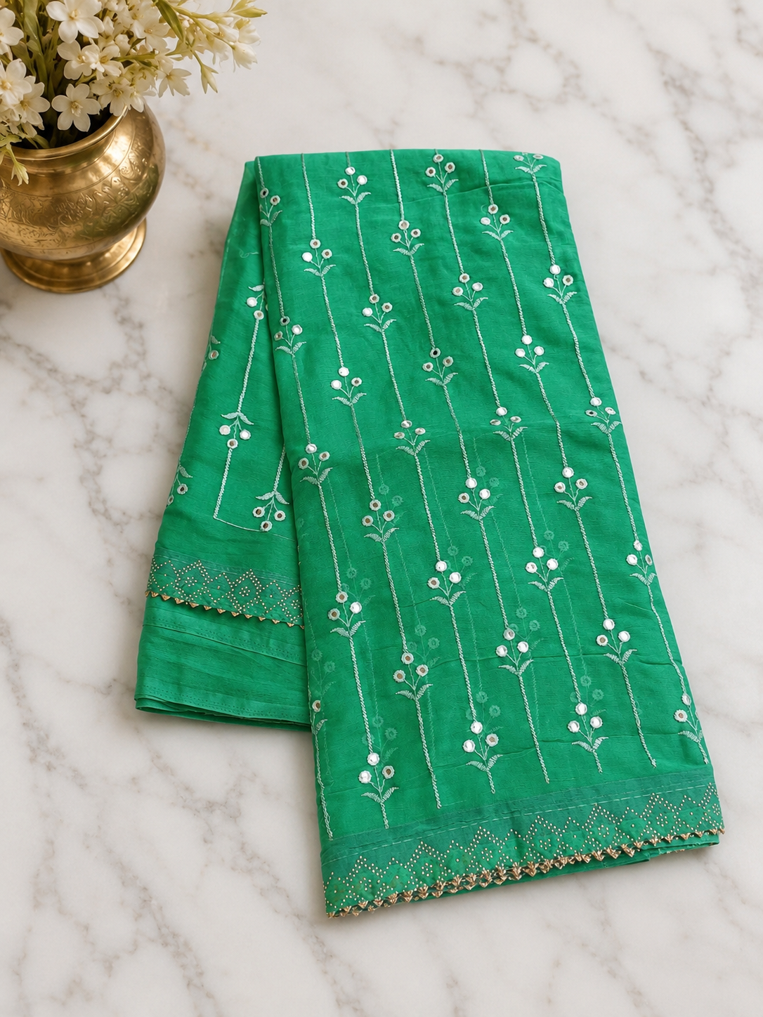 Pure Georgette  Designer Saree