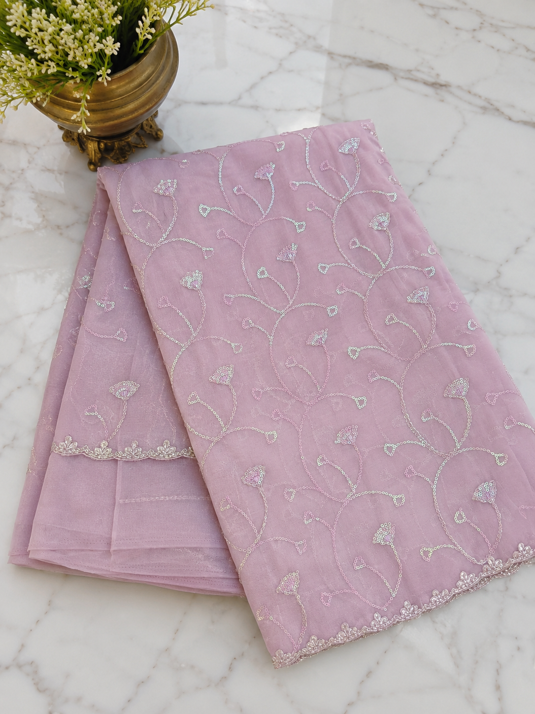 Glass Tissue Saree