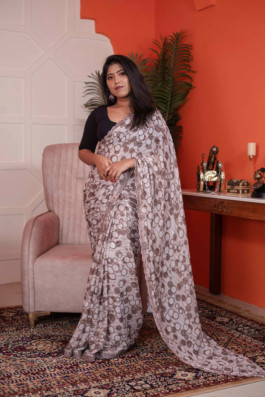 Georgette Designer  Saree