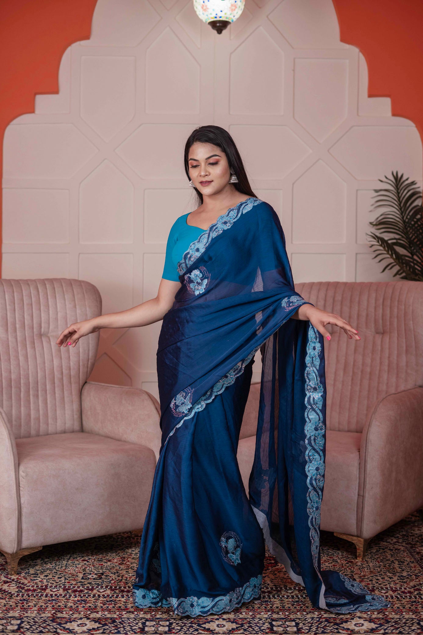 Chiffon Designer Saree