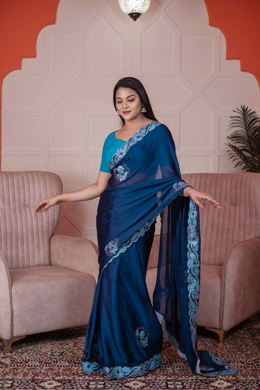 Chiffon Designer Saree