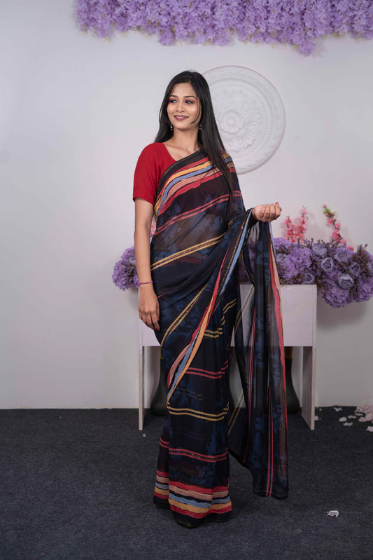 Chiffon Designer Sarees