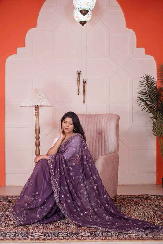 Burberry Silk  Saree