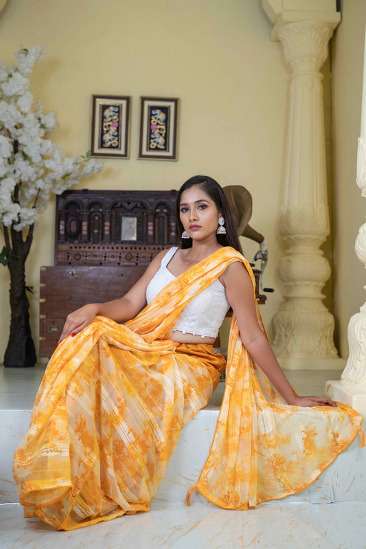 Chiffon Designer Saree