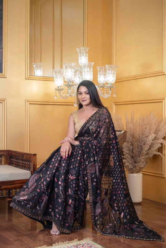 Pure Brasso Silk Saree! ✨