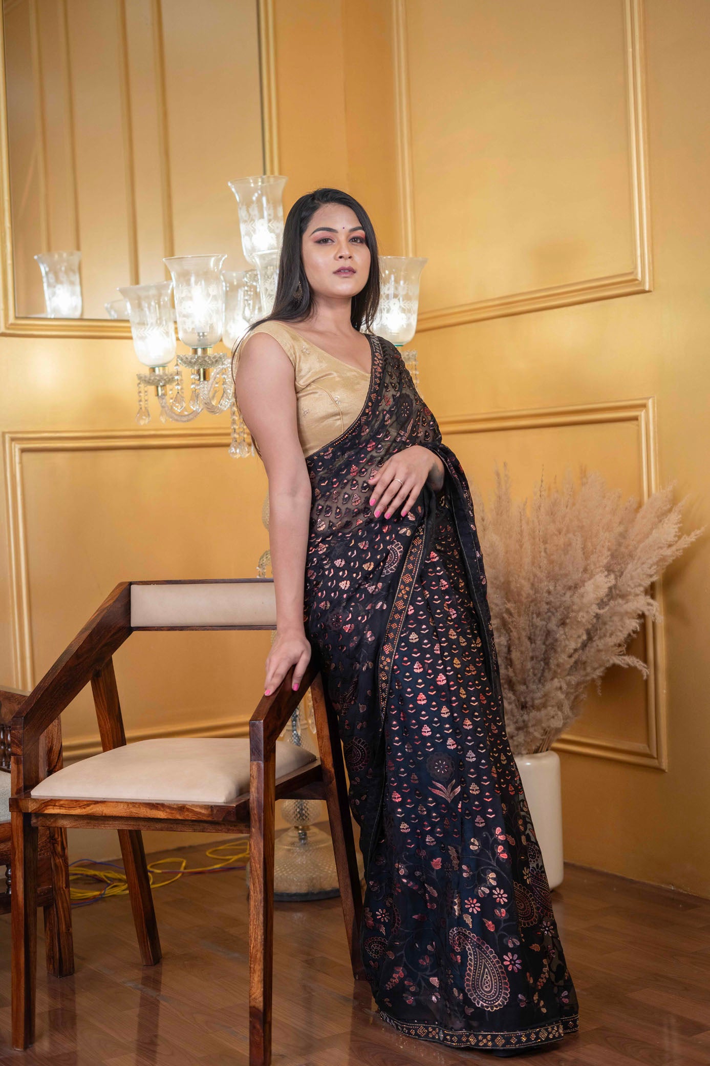 Pure Brasso Silk Saree! ✨